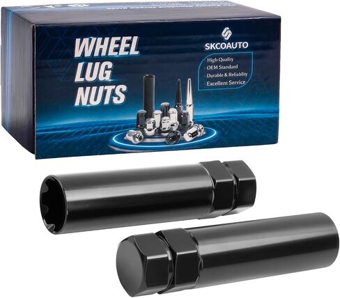 7 Point Spline Lug Nuts Tuner Socket Key Tool 2pcs Compatible with 13/16inch(21mm) and 7/8inch(22mm) Hex Socket Wrench，7 Spline Socket Key Black for 14x1.5, 14x2.0, 9/16inch Lug Nut in Saudi Arabia