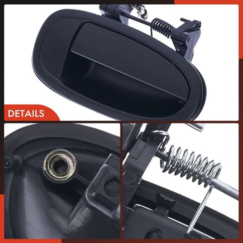 A-Premium Rear Right Passenger Side Exterior Door Handle Compatible with Toyota Avalon 1995 1996 1997 1998 1999, Primed Black, Replace# 69230-AC010-C0 in Saudi Arabia
