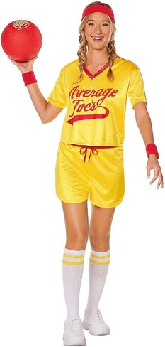 Spirit Halloween Adult Average Joe's Short Cut Costume - Dodgeball, Women in Saudi Arabia