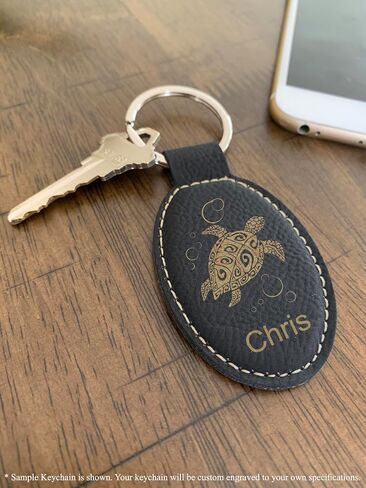 LaserGram Oval Keychain, Freemason Symbol, Personalized Engraving Included in Saudi Arabia