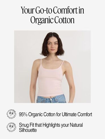 قميص قصير للسيدات من Organic Basics مصنوع من القطن العضوي in Kuwait