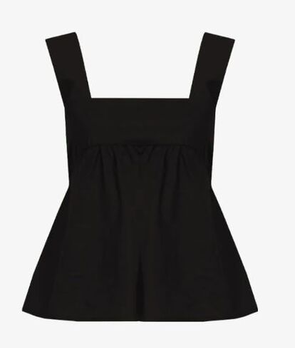 Women Gingham Babydoll Tank Top Cute Sleeveless Backless Wide Straps Peplum Shirt Y2K Square Neck Bowtie Cami Top in Saudi Arabia