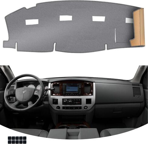 KEYOOG Dashboard Cover Dash Mat Fit for Chevy Equinox 2024-2018 (Without HUD Models),Car Dash Board Mat Anti-Glare Carpet,Non-Slip Pad Sunshield Protector (Flannel) in Kuwait