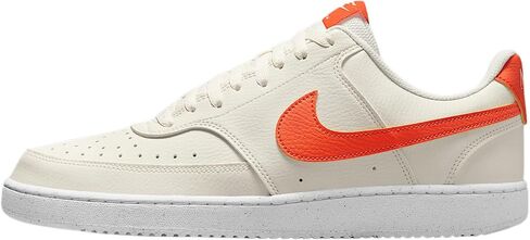 حذاء Nike Court Vision Low Next Nature الرجالي (DH2987-115، شراعي/أبيض/برتقالي آمن) in Saudi Arabia