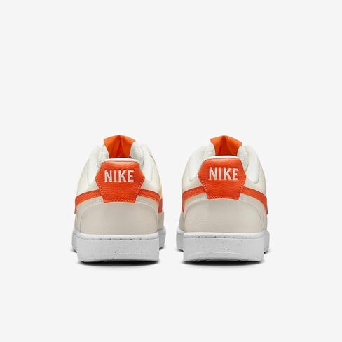 حذاء Nike Court Vision Low Next Nature الرجالي (DH2987-115، شراعي/أبيض/برتقالي آمن) in Saudi Arabia