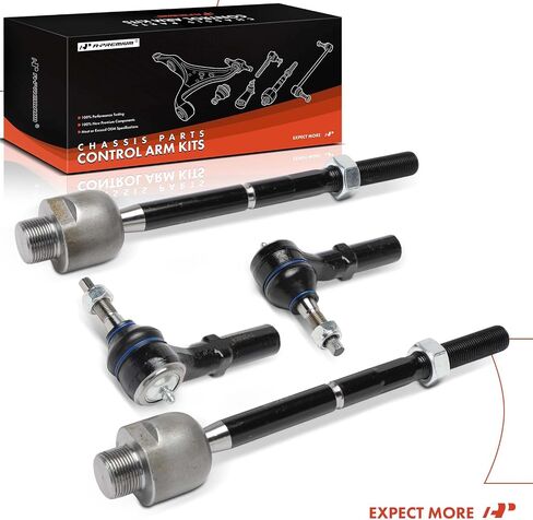 A-Premium Set of 4, Front Inner Outer Tie Rod End Kit, Compatible with Dodge Durango 2000-2003, Dakota 2000-2004, 4WD in Saudi Arabia