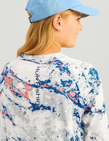HUK Unisex Kid's Pursuit Pattern Long Sleeve, Fishing Shirt, Mossy Oak-Windsurfer in Saudi Arabia