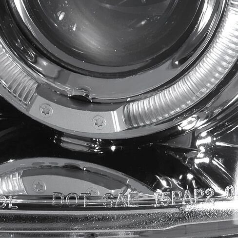 SPEC-D TUNING Jet Black LED المصابيح الأمامية متوافقة مع 2005-2010 Chevy Cobalt، 2007-2009 Pontiac G5، 2005-2006 Pontiac Pursuit، مجموعة المصابيح الأمامية اليسرى + اليمنى in Kuwait