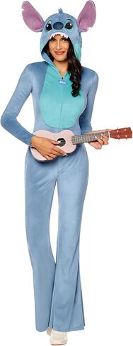 Spirit Halloween Lilo & Stitch Adult Stitch Flared Jumpsuit | Officially licensed | Disney in Saudi Arabia