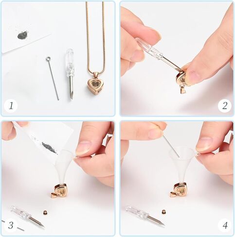 zeqingjw Cremation Heart Urn Ashes Necklace for Women Men Stainless Steel Memorial Ash Keepsake Pendant Cremation Jewelry in Kuwait