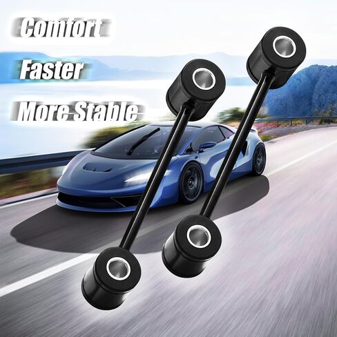 K80244 2 قطعة طقم وصلة قضيب خلفي مناسب لدودج داكوتا 1997-2004، 52087863 وصلة قضيب تثبيت لسيارة Jeep TJ 1997-2006، Wrangler 1997-2006، قضيب تعليق Sway لـ Mitsubishi Raider 2006-2009 in Kuwait