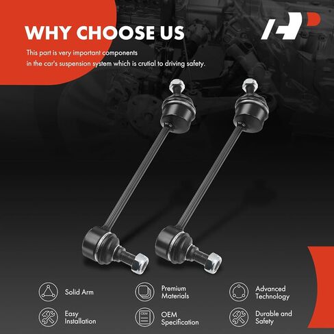 A-Premium 2 x Front Sway Bar Links Stabilizer Bar Links, Compatible with Land Rover Freelander 2002 2003 2004 2005 in Saudi Arabia