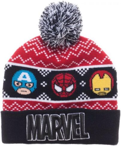 Marvel Comics Kawaii Fair Isle Pom Beanie in Saudi Arabia