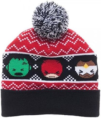 Marvel Comics Kawaii Fair Isle Pom Beanie in Saudi Arabia