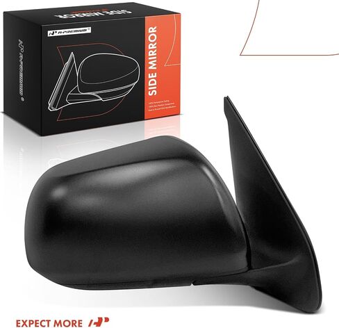 A-Premium Driver Side Manual Door Mirror - Compatible with Toyota Tacoma 2012 2013 2014 2015 - Non-Heated Manual Folding Textured Black Outside Rear View Mirror - Replace# 8794004221 in Saudi Arabia