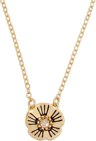Coach Tea Rose Pendant Necklace in Saudi Arabia