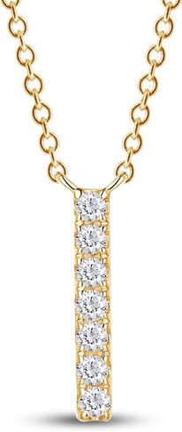 Lab Created Moissanite Initial Necklace for Women, 925 Sterling Silver Letter A-Z Necklace with 14K Gold Plating,Gifts for Women Mom Wife Clarity- VVS1, 0.11Cttw to 0.29Cttw in Saudi Arabia