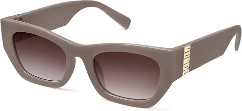 SOJOS Trendy Rectangle Cateye Sunglasses Womens Mens UV400 Fashion Chic Chunky Shades SJ2296 in Saudi Arabia