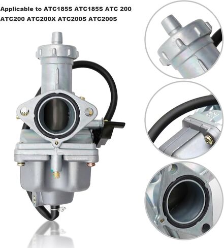 استبدال المكربن ​​Anxingo TRX250 لهوندا ATC185 ATC185S ATC200 ATC200S ATC200X ATC200E، استبدال الكربوهيدرات TRX250EX لـ GY6 150cc (المكربن ​​+ فلتر) in Saudi Arabia