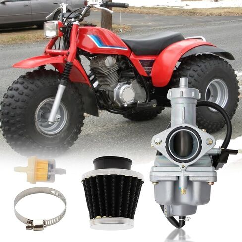 استبدال المكربن ​​Anxingo TRX250 لهوندا ATC185 ATC185S ATC200 ATC200S ATC200X ATC200E، استبدال الكربوهيدرات TRX250EX لـ GY6 150cc (المكربن ​​+ فلتر) in Saudi Arabia