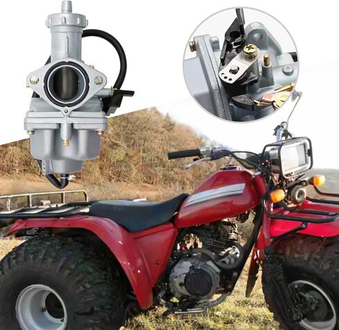 استبدال المكربن ​​Anxingo TRX250 لهوندا ATC185 ATC185S ATC200 ATC200S ATC200X ATC200E، استبدال الكربوهيدرات TRX250EX لـ GY6 150cc (المكربن ​​+ فلتر) in Saudi Arabia