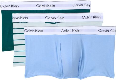 مجموعة من 3 قطع من القطن القابل للتمدد من Calvin Klein للرجال ذات ارتفاع منخفض in Saudi Arabia