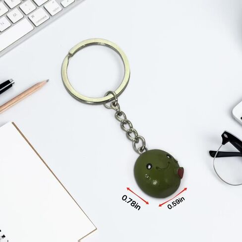 OCOUYVD (1 قطعة) لطيف المفاتيح Kawaii الأحمر الحب الزيتون المفاتيح حقيبة يد أكياس الديكور حقيبة سحر سلاسل المفاتيح للنساء سيارة مفتاح سلسلة حلقة رئيسية in Kuwait