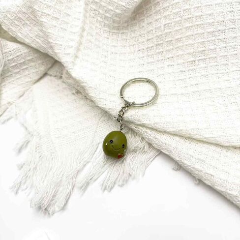 OCOUYVD (1 قطعة) لطيف المفاتيح Kawaii الأحمر الحب الزيتون المفاتيح حقيبة يد أكياس الديكور حقيبة سحر سلاسل المفاتيح للنساء سيارة مفتاح سلسلة حلقة رئيسية in Kuwait