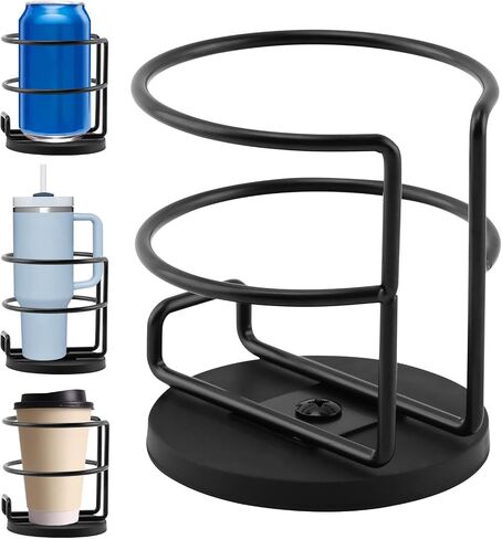 Magnetic Cup Holder Heavy Duty Metal Drink Holder Portable Cup Holders for Tractor Mower Truck Car Fridge Bottom Magnetic(Size:3.46in) in Saudi Arabia