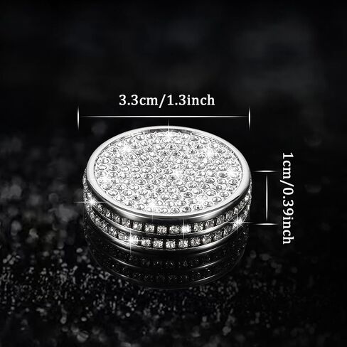 TOMALL Zinc Alloy Bling Car Driving Mode Button Cover, Crystal Rhinestones, Compatible with Lexus RX NX, Irregular Shaped, Powder Coated, Indoor Use, 1 Set in Saudi Arabia