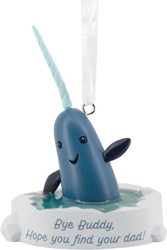 Hallmark Elf Narwhal Christmas Ornament, Christmas Movie Gifts in Saudi Arabia
