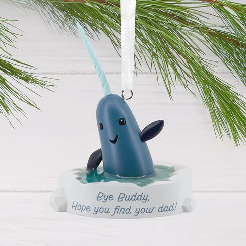 Hallmark Elf Narwhal Christmas Ornament, Christmas Movie Gifts in Saudi Arabia