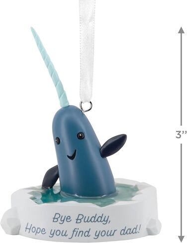 Hallmark Elf Narwhal Christmas Ornament, Christmas Movie Gifts in Saudi Arabia