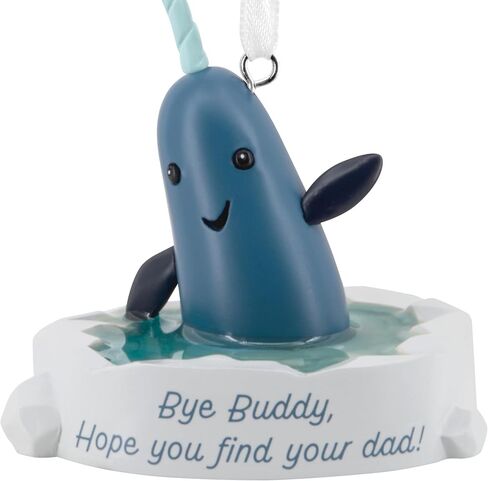 Hallmark Elf Narwhal Christmas Ornament, Christmas Movie Gifts in Saudi Arabia