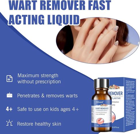 Likluc Fast-Acting Wart Remover Gel with Freeze Off Technology - Genital, Common Warts & Plantar wart Remover for Feet, Skin & More in Kuwait