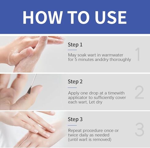 Likluc Fast-Acting Wart Remover Gel with Freeze Off Technology - Genital, Common Warts & Plantar wart Remover for Feet, Skin & More in Kuwait