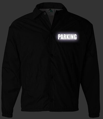 Smart People Clothing Parking Attendant jacket with Reflective Decorations in Saudi Arabia