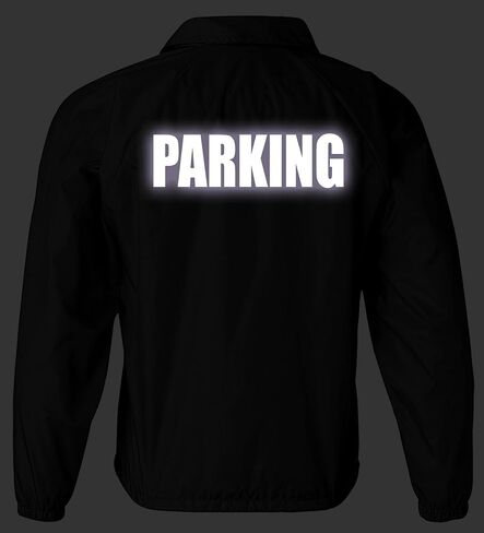 Smart People Clothing Parking Attendant jacket with Reflective Decorations in Saudi Arabia