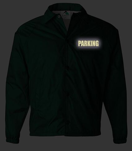 Smart People Clothing Parking Attendant jacket with Reflective Decorations in Saudi Arabia