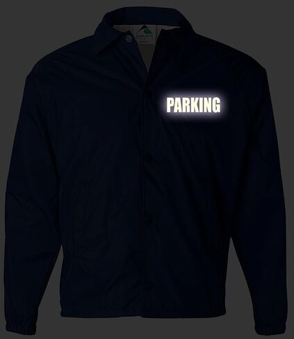 Smart People Clothing Parking Attendant jacket with Reflective Decorations in Saudi Arabia