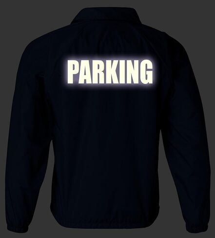 Smart People Clothing Parking Attendant jacket with Reflective Decorations in Saudi Arabia