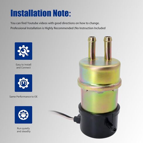 Electric Fuel Pump 12V Compatible with Yamaha Vstar 650 1100 XVS650 XVS1100 Virago 1000 1100 Vmax 1200 XJ600S Seca II TZ250 Vstar 1100 Low Pressure Fuel Pump in Saudi Arabia