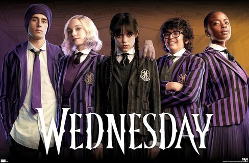 Trends International Wednesday - ملصق حائط جماعي، 34 طول × 22.4 عرض، نسخة غير مؤطرة in Saudi Arabia