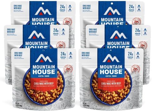 Mountain House Chicken & Mashed Potatoes | Freeze Dried Backpacking & Camping Food | 6-Pack | Gluten-Free in Kuwait