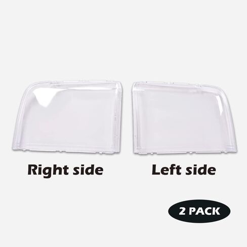 PIT66 Headlight Lens Cover, Compatible with 2005-2007 Ford F250 F350 F450 F550 Super Duty Clear in Saudi Arabia