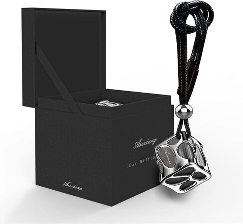 Lucky Dice Long-Lasting Car Air Fresheners Diffuser gift Set with 2 Scent Refills & Unscented DIY Tablet - Spill-Proof Solid Fragrance in Saudi Arabia