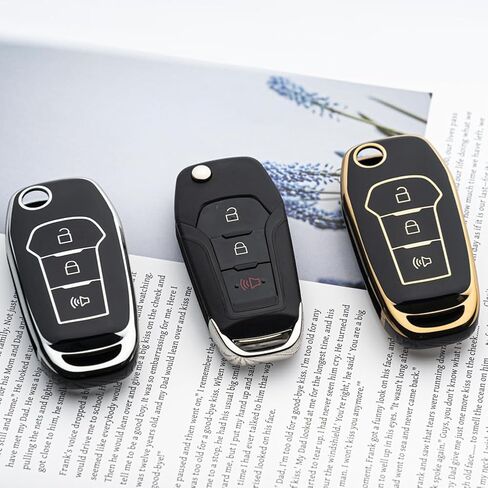 Key Fob Cover Fit for Ford F150 F250 F350 3 button Edge Explorer Ranger Escape Maverick in Saudi Arabia