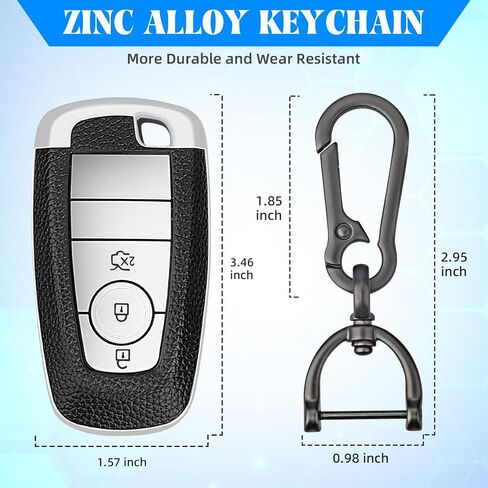 QBUC for Ford Key Fob Cover, Soft TPU Key Protection Case Compatible with Ford Explorer Escape Expedition Edge Fusion F150 F250 F350 F450 F550 Ranger Mustang (Blue, 5 Button) in Saudi Arabia