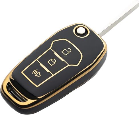Key Fob Cover Fit for Ford F150 F250 F350 3 button Edge Explorer Ranger Escape Maverick in Saudi Arabia