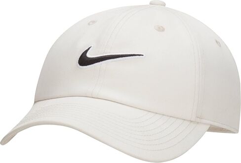 قبعة Nike Standard Club Unstructured Swoosh، عظمة فاتحة/أسود in Saudi Arabia
